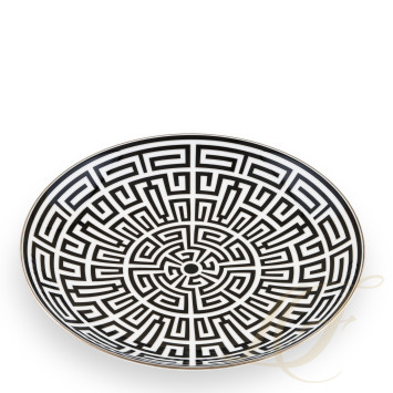 Тарелка подстановочная 31,1см коллекции Labirinto Nero бренда Richard Ginori