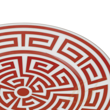 Тарелка закусочная 22см коллекции Labirinto Scarlatto бренда Richard Ginori