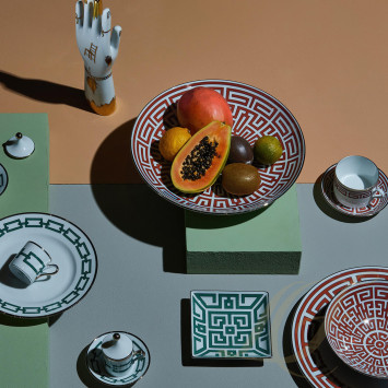 Тарелка подстановочная 31,1см коллекции Labirinto Scarlatto бренда Richard Ginori