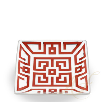 Чаша квадратная 13,5см коллекции Labirinto Scarlatto бренда Richard Ginori