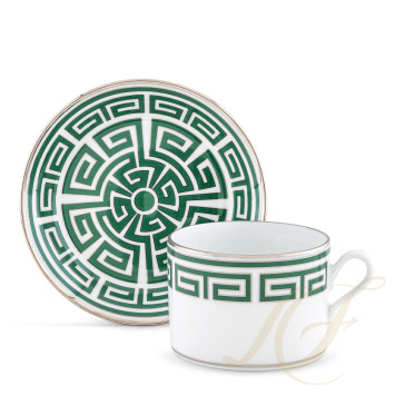 Чашка чайная 0,22л коллекции Labirinto Smeraldo бренда Richard Ginori