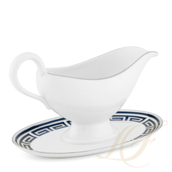 Соусник с подставкой 18,9см коллекции Labirinto Zaffiro бренда Richard Ginori