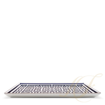 Чаша квадратная 30,9см коллекции Labirinto Zaffiro бренда Richard Ginori