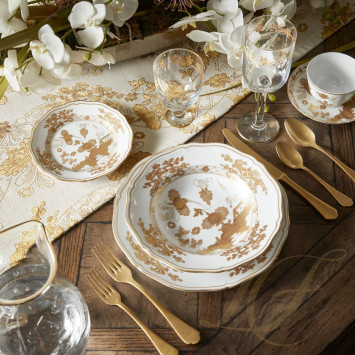 Тарелка суповая 24см коллекции Oriente Italiano Aurum бренда Richard Ginori