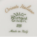 Блюдце для чашки кофейной 13,5см коллекции Oriente Italiano Aurum бренда Richard Ginori