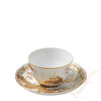 Блюдце для чашки чайной 15см коллекции Oriente Italiano Aurum бренда Richard Ginori