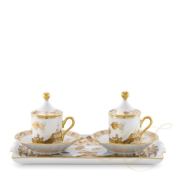 Набор из 3 предметов коллекции Oriente Italiano Aurum бренда Richard Ginori