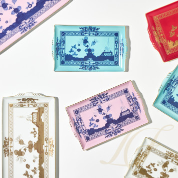 Поднос 23,5х15,5см коллекции Oriente Italiano Aurum бренда Richard Ginori