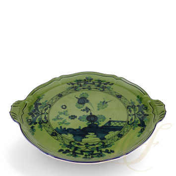 Блюдо для пирога 34см коллекции Oriente Italiano Malachite бренда Richard Ginori