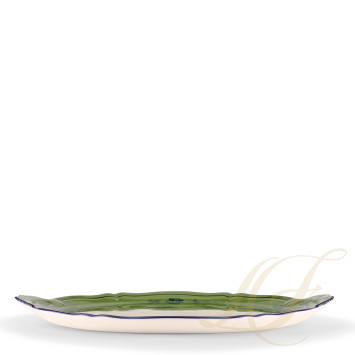 Блюдо для пирога 34см коллекции Oriente Italiano Malachite бренда Richard Ginori