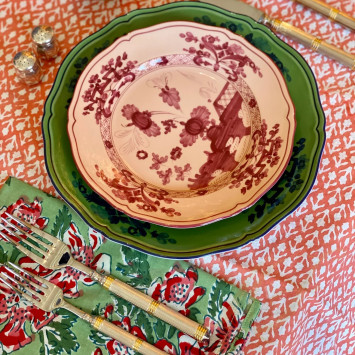 Тарелка подстановочная 31см коллекции Oriente Italiano Malachite бренда Richard Ginori