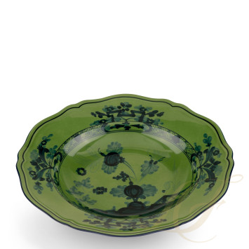 Тарелка суповая 24см коллекции Oriente Italiano Malachite бренда Richard Ginori