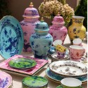 Блюдце для чашки чайной 15см коллекции Oriente Italiano Malachite бренда Richard Ginori