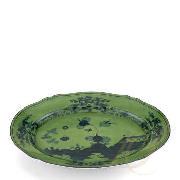 Блюдо овальное 38,5см коллекции Oriente Italiano Malachite бренда Richard Ginori