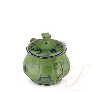 Сахарница 10см коллекции Oriente Italiano Malachite бренда Richard Ginori