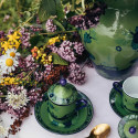 Чашка эспрессо с блюдцем и крышкой 0,08л, 2шт.  коллекции Oriente Italiano Malachite бренда Richard Ginori
