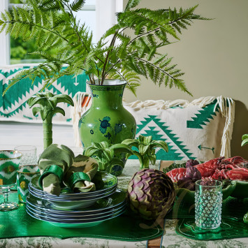 Ваза 25см коллекции Oriente Italiano Malachite бренда Richard Ginori