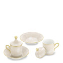 Чашка эспрессо с блюдцем и крышкой 0,08л, 2шт. коллекции Oriente Italiano Meringa бренда Richard Ginori