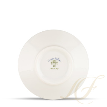 Чашка эспрессо с блюдцем и крышкой 0,08л, 2шт.  коллекции Oriente Italiano Pervinca бренда Richard Ginori