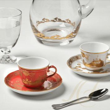 Блюдце для чашки кофейной 13,5см коллекции Oriente Italiano Rubrum бренда Richard Ginori