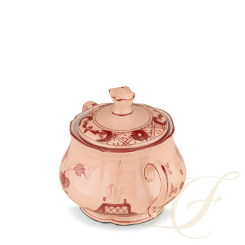 Сахарница 10см коллекции Oriente Italiano Vermiglio бренда Richard Ginori