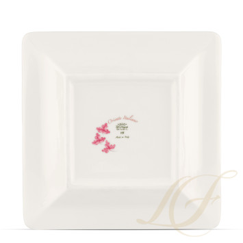 Чаша квадратная 18см коллекции Oriente Italiano Vermiglio бренда Richard Ginori