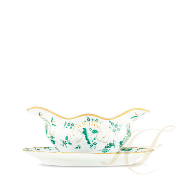 Соусник с подставкой 14,2см коллекции Oro Di Doccia Giada бренда Richard Ginori