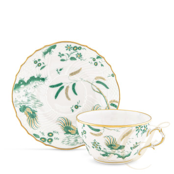 Чашка чайная 0,24л коллекции Oro Di Doccia Giada бренда Richard Ginori