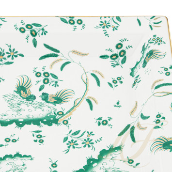 Чаша квадратная 24,5см коллекции Oro Di Doccia Giada бренда Richard Ginori