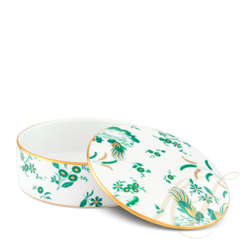 Шкатулка 13,2см коллекции Oro Di Doccia Giada бренда Richard Ginori