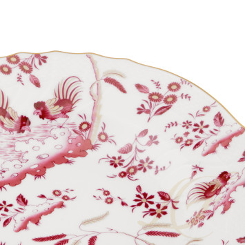 Тарелка суповая 24см коллекции Oro Di Doccia Magenta бренда Richard Ginori