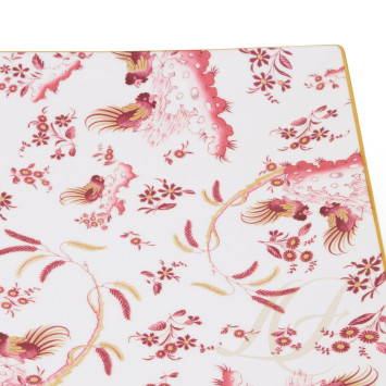 Чаша квадратная 21см коллекции Oro Di Doccia Magenta бренда Richard Ginori