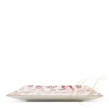 Чаша квадратная 30,5см коллекции Oro Di Doccia Magenta бренда Richard Ginori