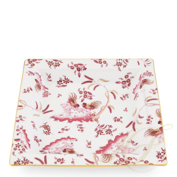 Чаша квадратная 24,5см коллекции Oro Di Doccia Magenta бренда Richard Ginori