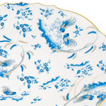 Тарелка 33см коллекции Oro Di Doccia Turchese бренда Richard Ginori