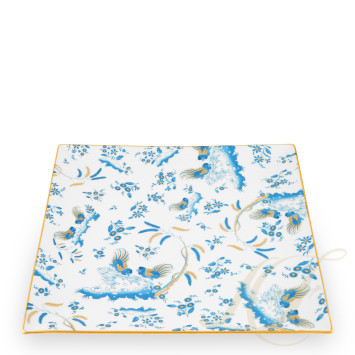 Чаша квадратная 26,5см коллекции Oro Di Doccia Turchese бренда Richard Ginori