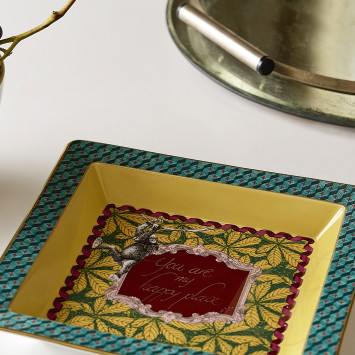 Чаша квадратная 24,5см коллекции Totem Scimmia бренда Richard Ginori