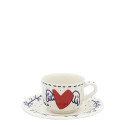 Чашка эспрессо с блюдцем 0,08л, 2шт. коллекции Archipel Sentimental бренда Gien