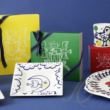 Блюдо для пирога круглое 34см коллекции Archipel Sentimental бренда Gien