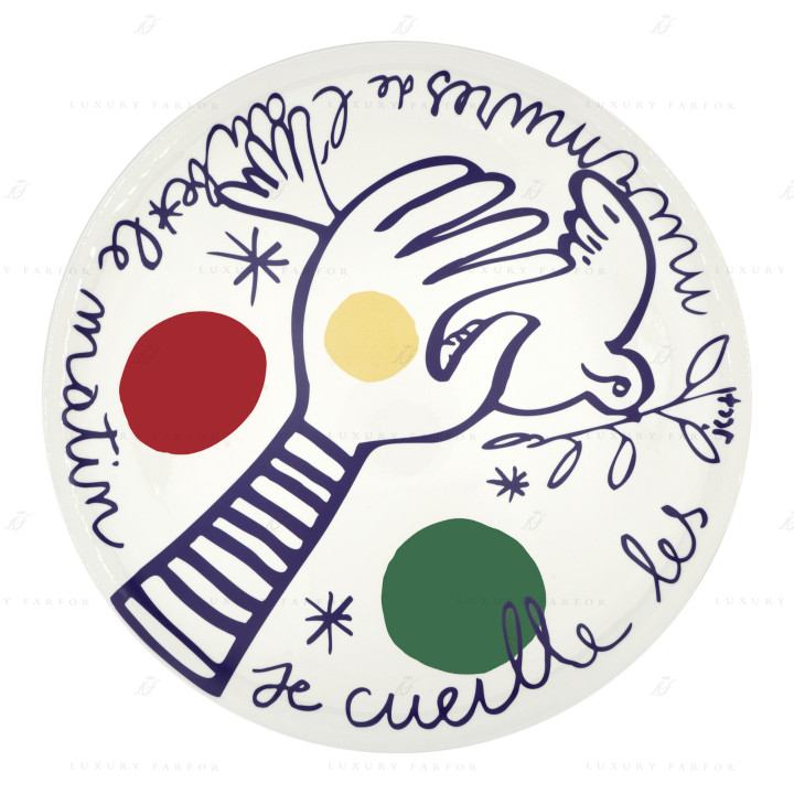 Тарелка настенная 61,5см коллекции Archipel Sentimental (Лимитированная серия на 20 пред.) бренда Gien