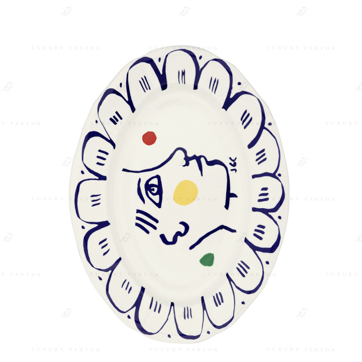 Блюдо овальное 39см коллекции Archipel Sentimental бренда Gien