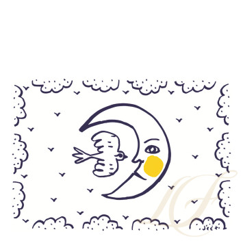 Бегунок для стола 36х51см, 2шт. коллекции Archipel Sentimental бренда Gien