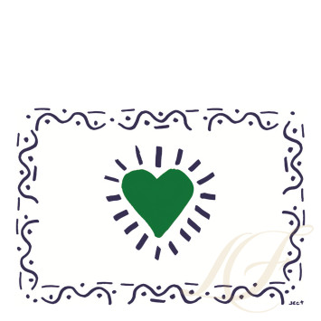 Бегунок для стола 36х51см, 2шт. коллекции Archipel Sentimental бренда Gien