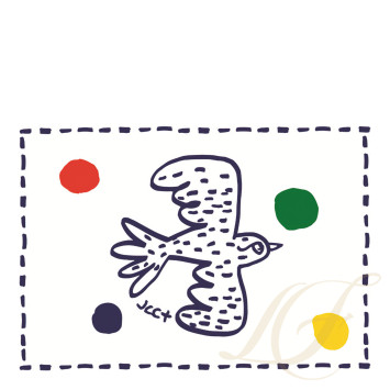 Бегунок для стола 36х51см, 2шт. коллекции Archipel Sentimental бренда Gien