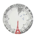 Тарелка закусочная 22см, 4шт. коллекции Ca C'est Paris! бренда Gien