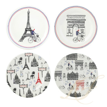 Тарелка десертная 16,5см, 4шт. коллекции Ca C'est Paris! бренда Gien