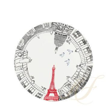 Блюдо для пирога круглое 30см коллекции Ca C'est Paris! бренда Gien