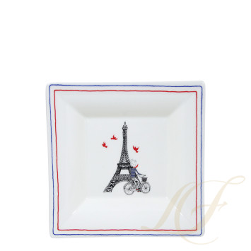 Чаша квадратная 22см коллекции Ca C'est Paris! бренда Gien