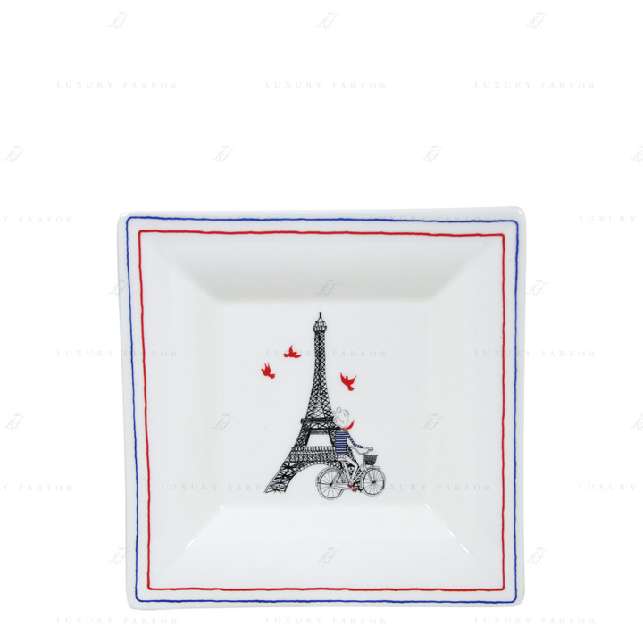 Чаша квадратная 22см коллекции Ca C'est Paris! бренда Gien