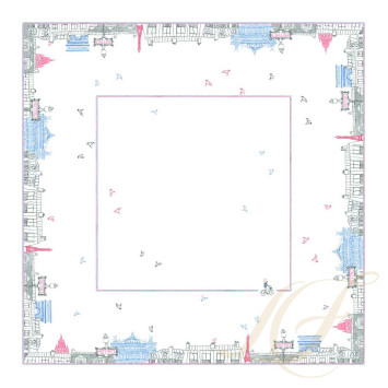 Скатерть 170х170см коллекции Ca C'est Paris! бренда Gien